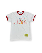 LIAR RINGER TEE - White