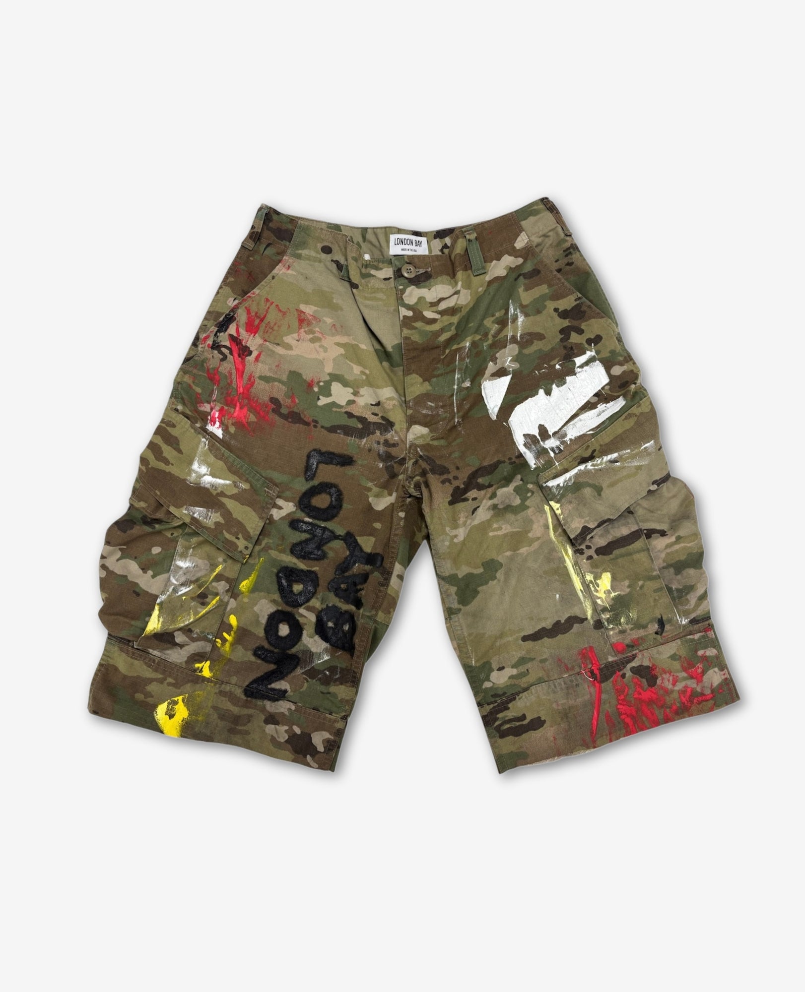 Used Us Army Woodland Camo Jorts カモ柄ショーツ 実物 新品 デッドストック 米軍 リメイク WOODLAND CAMO リップス