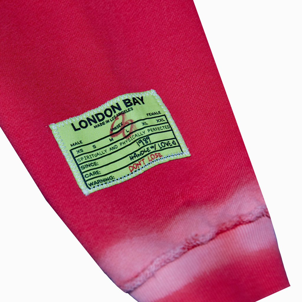 Outline zip up "Vermilion”