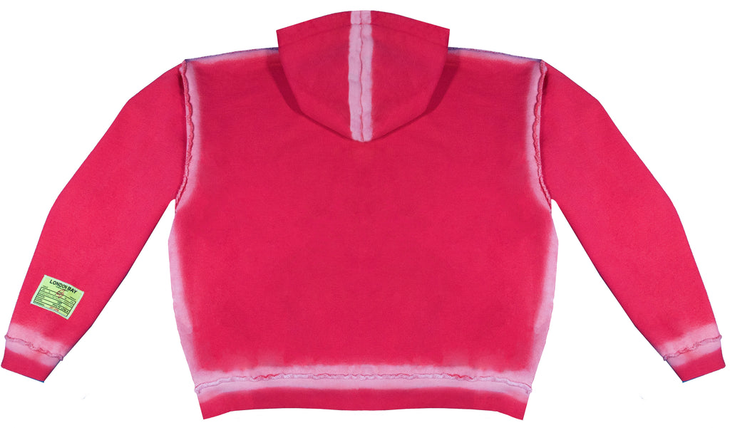 Outline zip up "Vermilion”