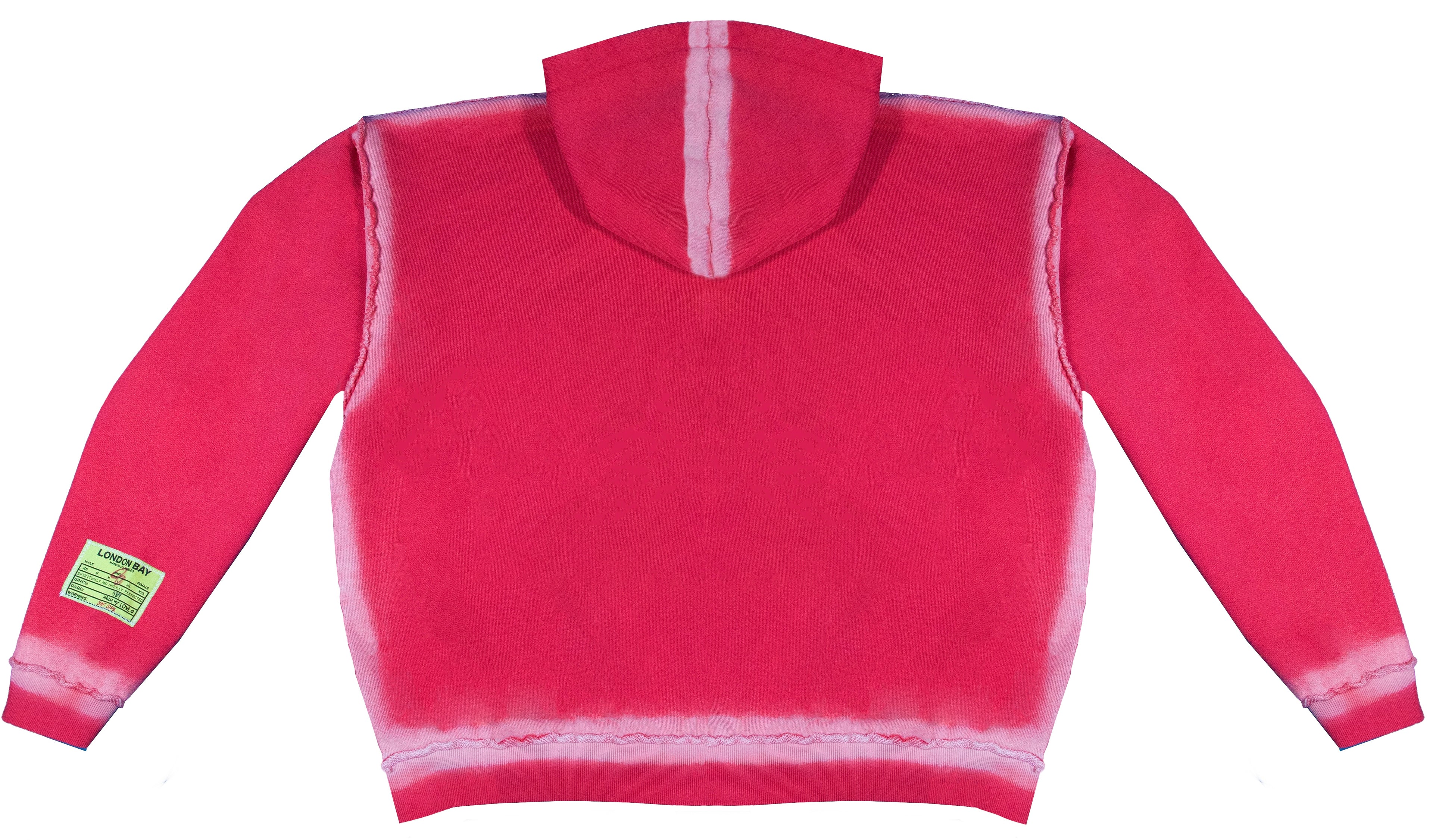 Outline zip up "Vermilion”