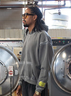 Outline zip up "Ash"