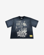 Girls After Dark crop tee