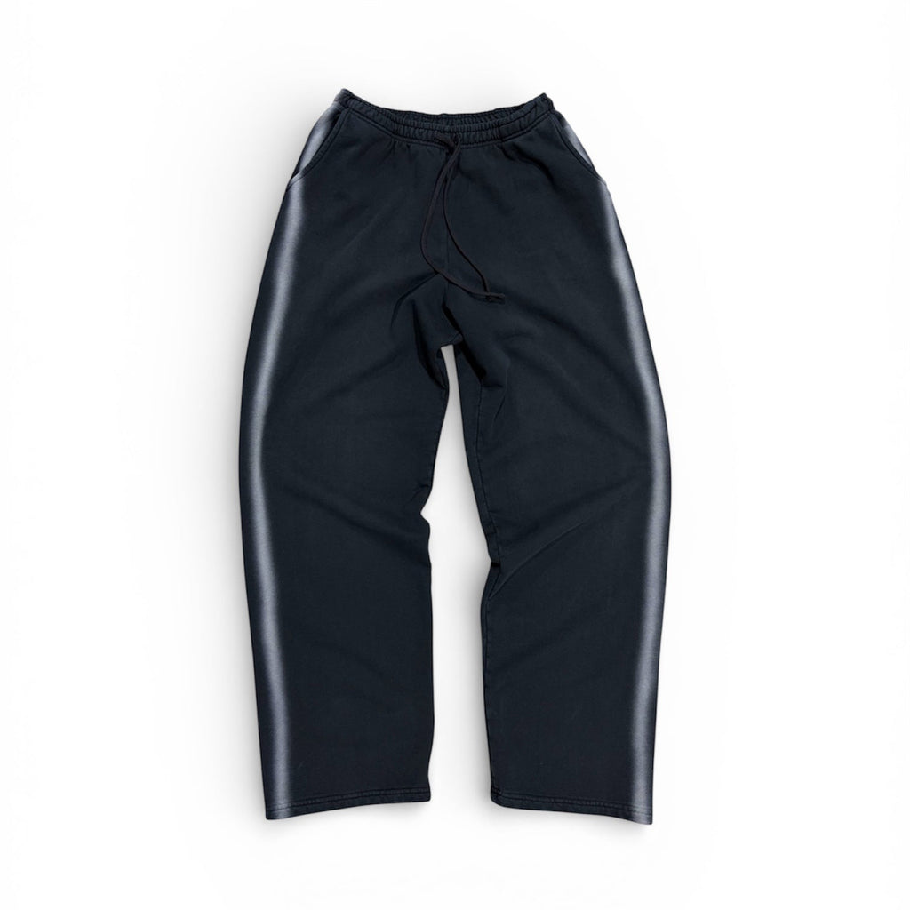 VINTAGE STRIPE JOGGER - BLACK