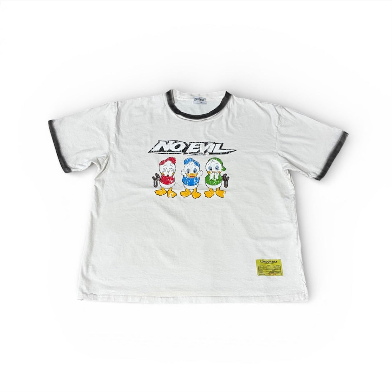 NO EVIL GRAPHIC TEE - White
