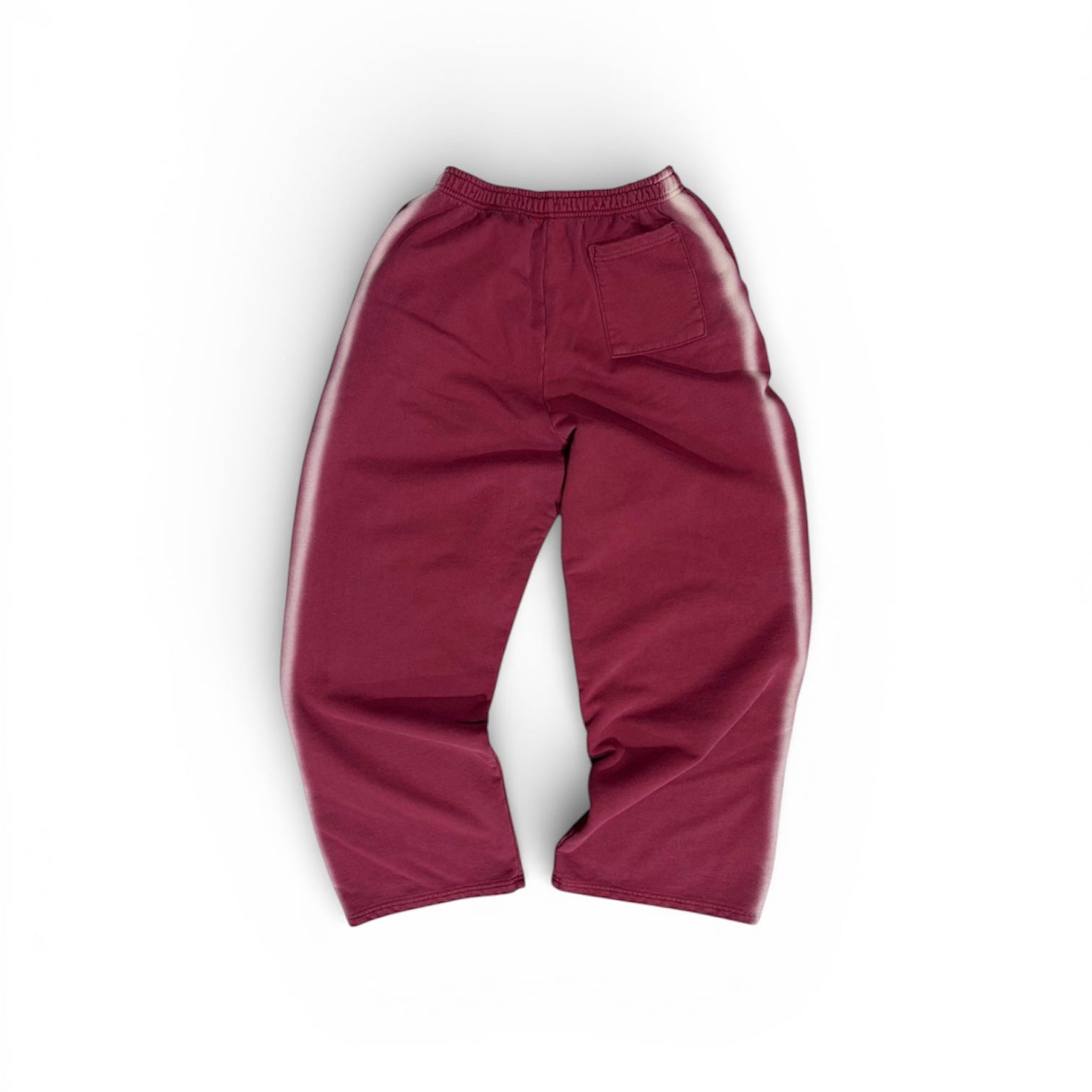VINTAGE STRIPE JOGGER - BURGUNDY