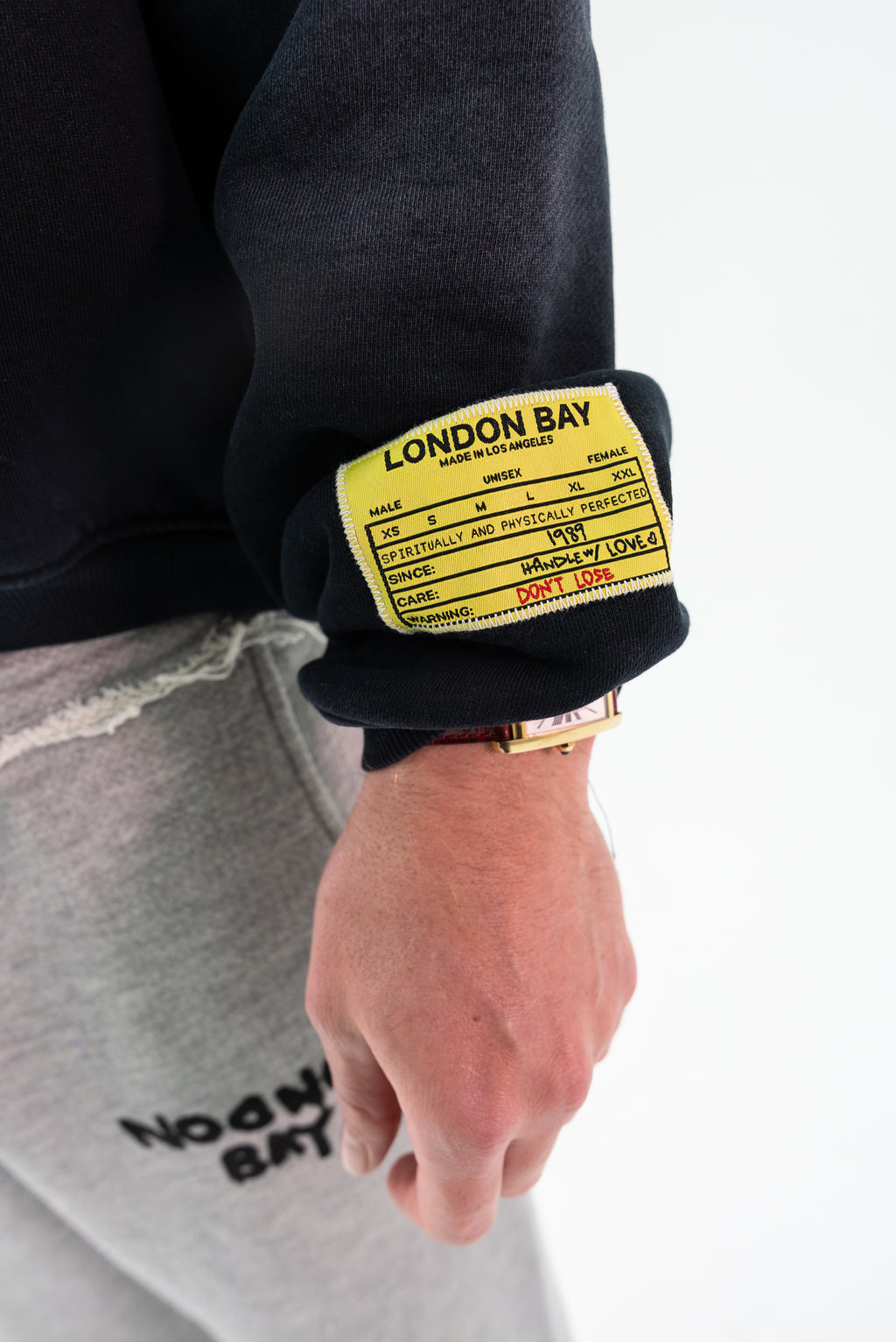 LOST HOODIE - VINTAGE BLACK