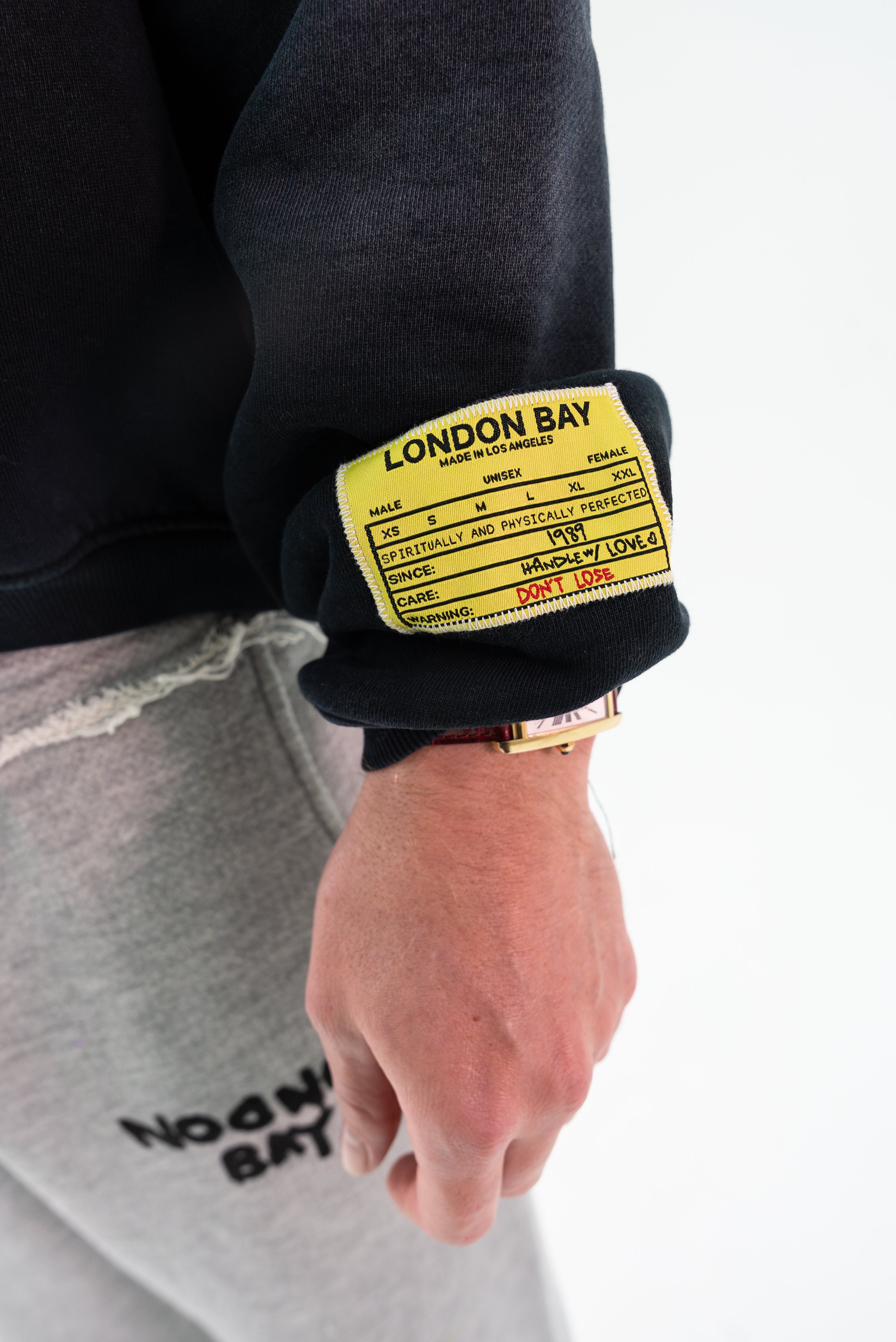 LOST HOODIE - VINTAGE BLACK