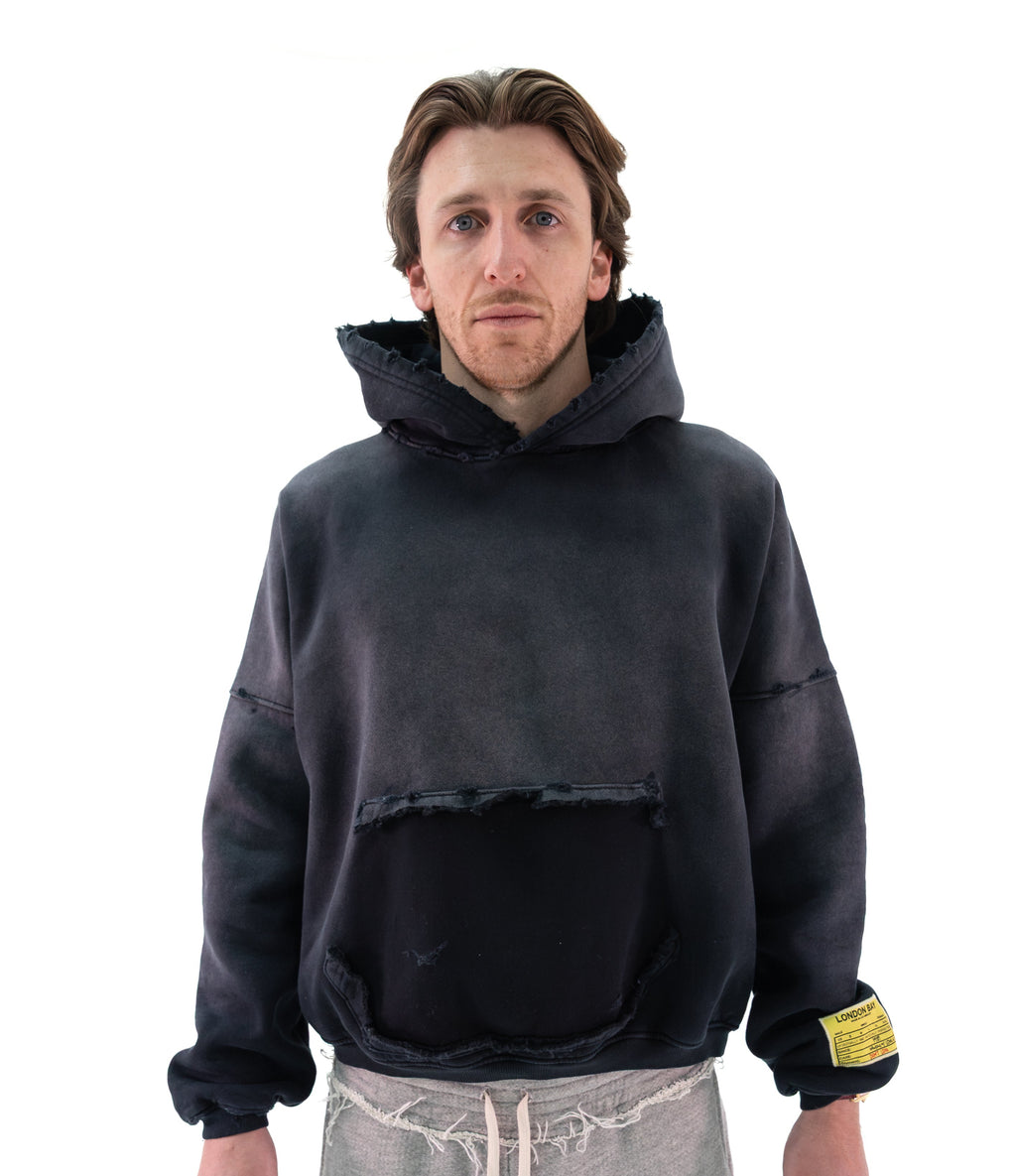 LOST HOODIE - VINTAGE BLACK